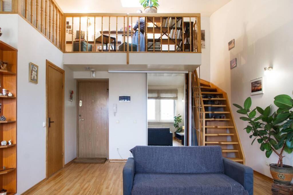 Penthouse Apartment With Great Panoramic City View 빌뉴스 외부 사진